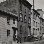 "Talman Street, no. 57, Brooklyn." In the top right you can see the corner of the ice cream factory.